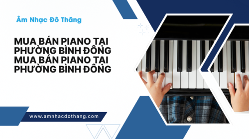 Mua Bán Piano Tại Phường Bình Đông