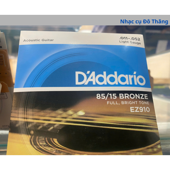 Dây Đàn Guitar Acoustic D'Addario EZ910 [Size 11]